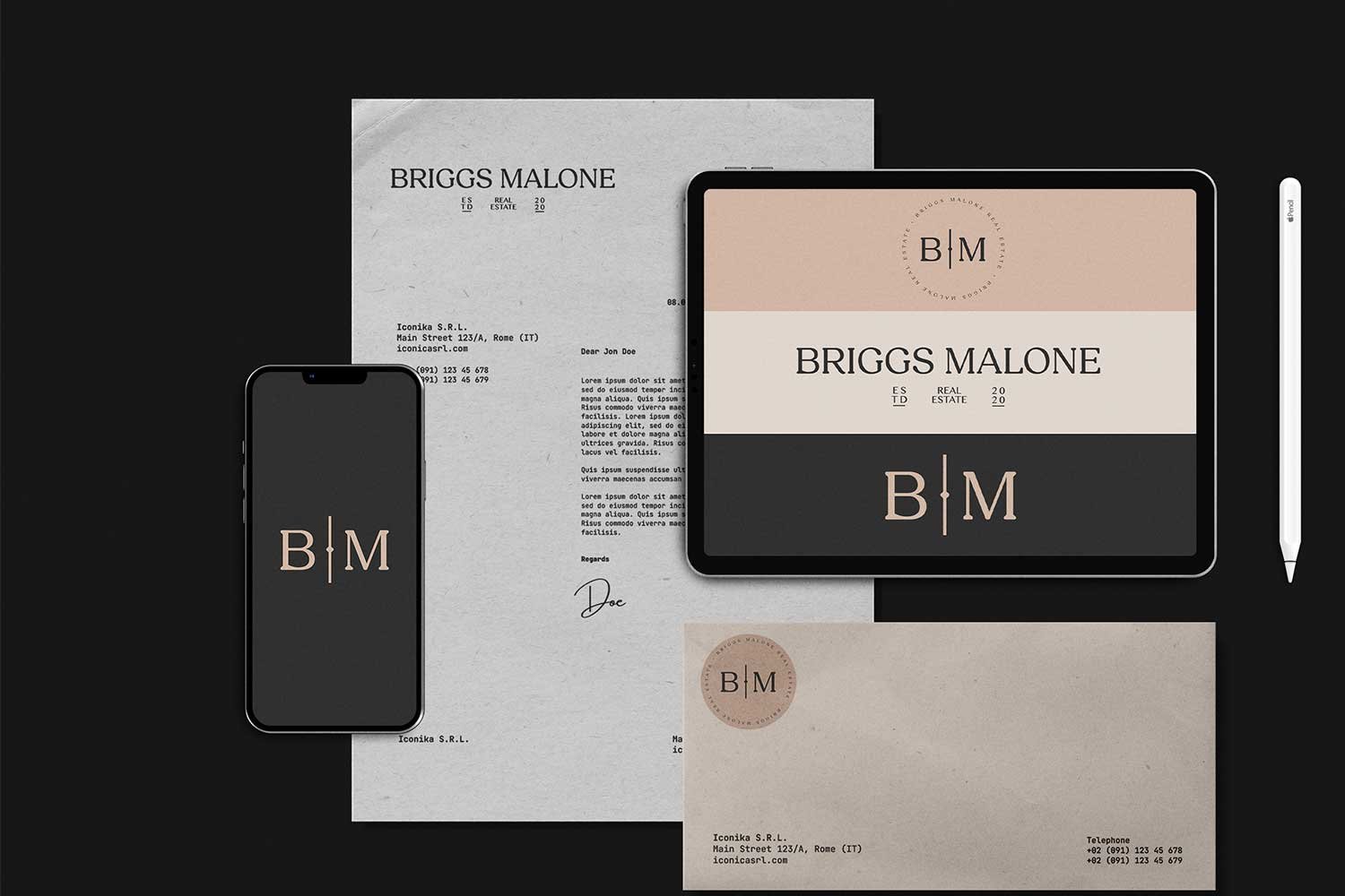 real estate brand design