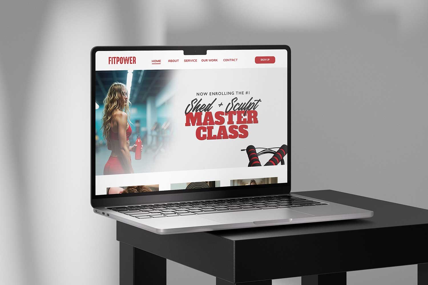 website design homepage landing page